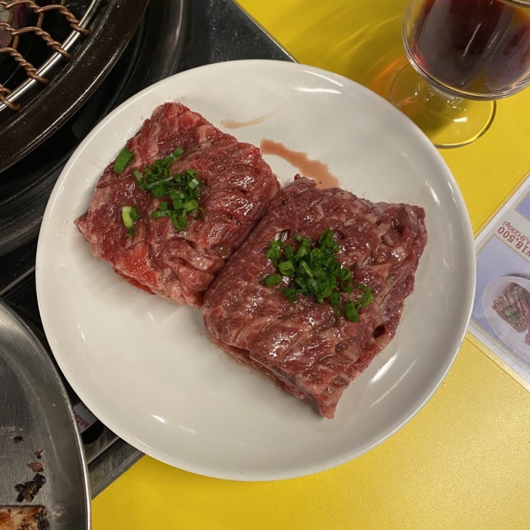  강남구청 노란상소갈비 생갈비 다소 솔직한 후기