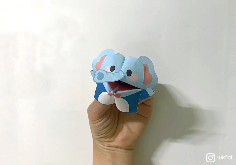 쉬운 색종이접기 코끼리와 함께했어