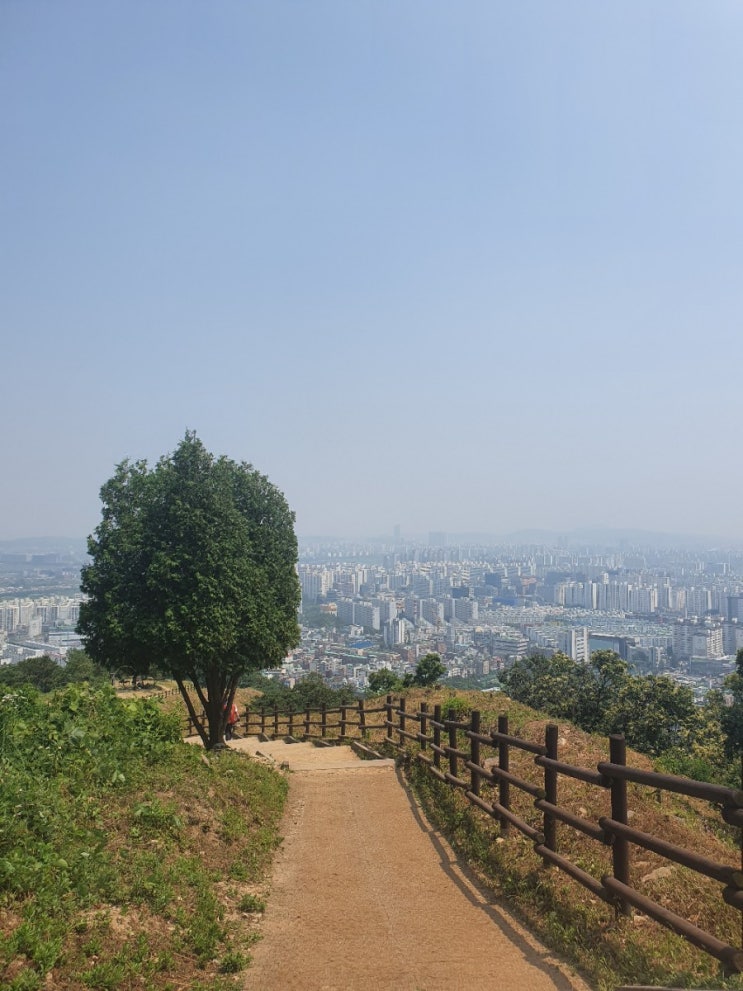  계양산 등산길 그리고 도영손두부에서 저녁 식사