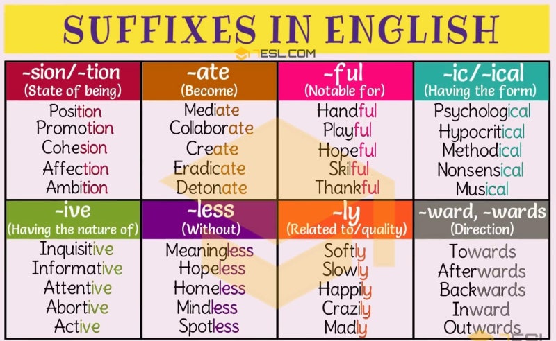 What Meaning Does The Suffix Ive Add To The Meaning Of The Word Impress