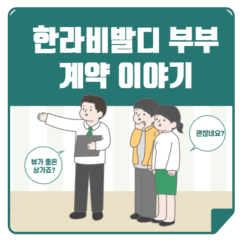 배곧신도시 한라비발디 사시는 부부, 디오시온 프라자 계약 스토리