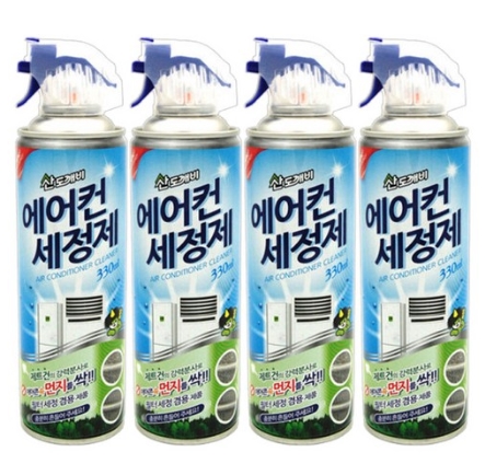  세균과 묶은때를 깔끔하게 정리해주는 에어컨청소 용품  정보 