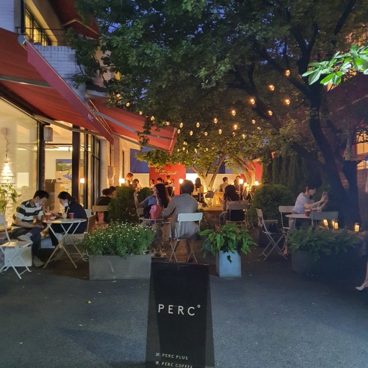  [ 압구정 테라스 카페] 퍼크 커피 PERC