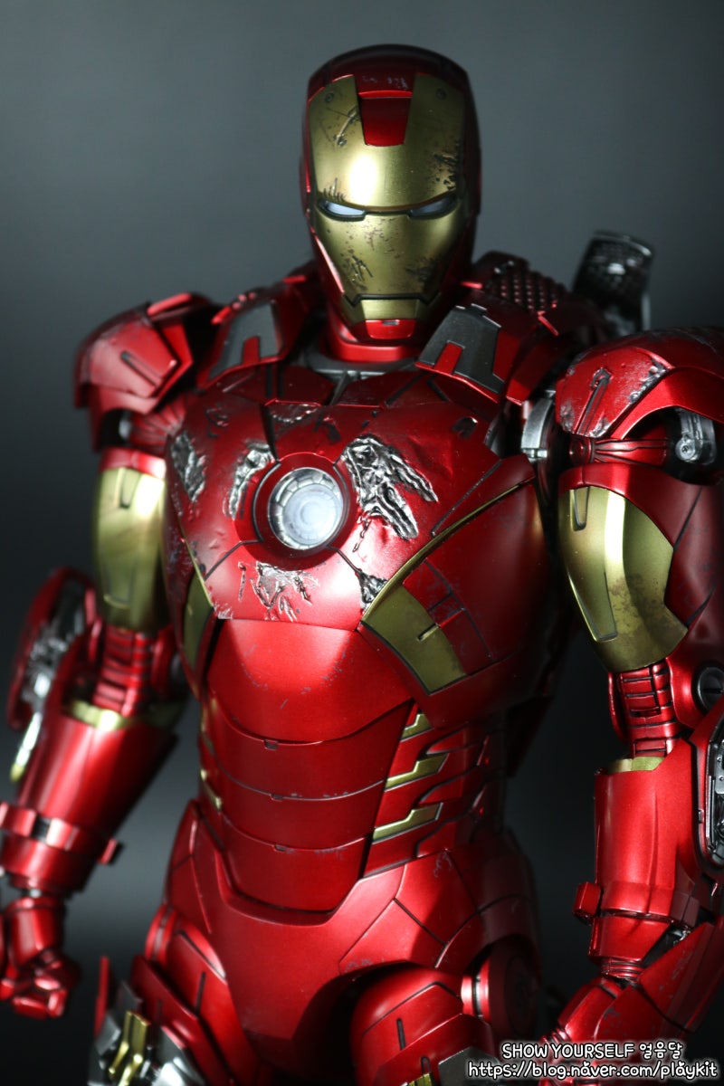 ™ 76th 핫토이 - 어벤져스 아이언맨 마크 7 (다이캐스트 Ver.) : 네이버 블로그, image size:800x1200
