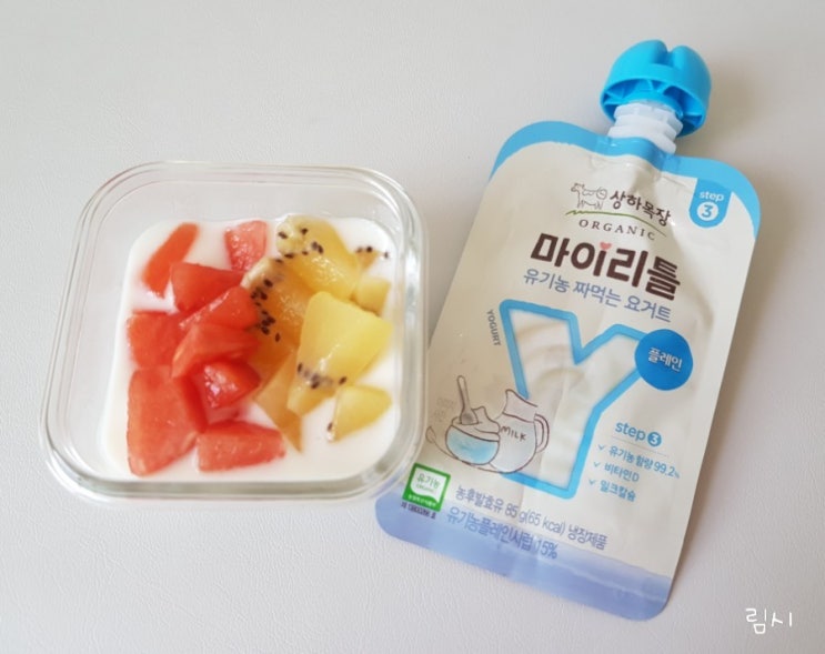  [아이간식] 먹이기 편한 상하목장 마이리틀 유기농 짜먹는 요거트 (13개월, 4살)