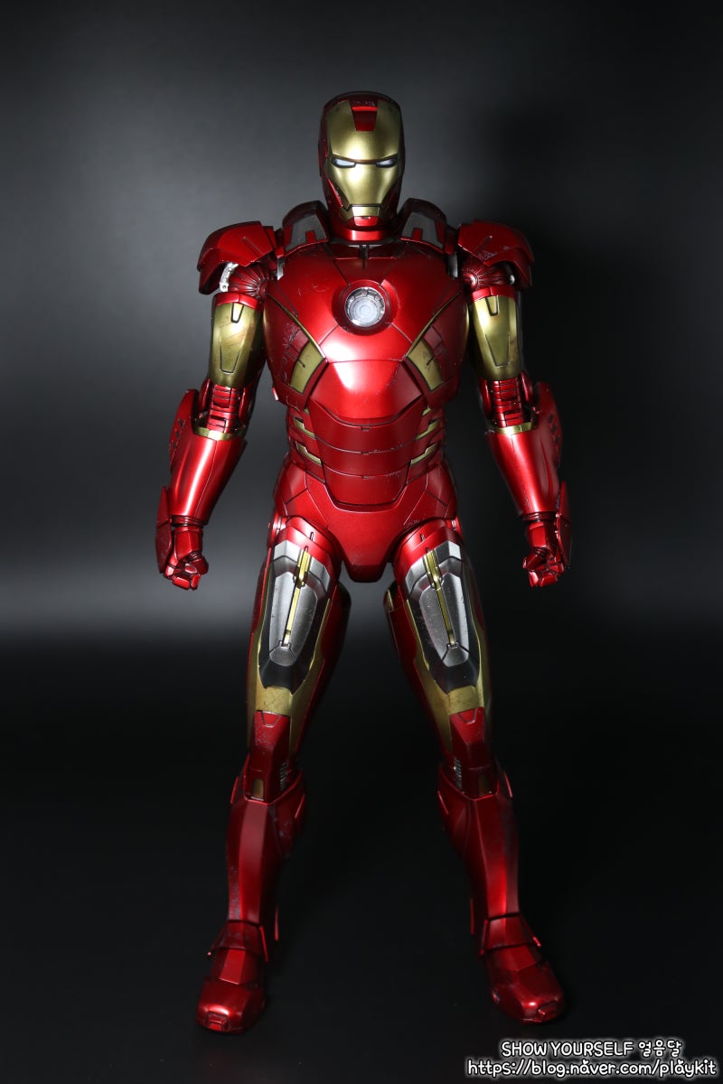 ™ 76th 핫토이 - 어벤져스 아이언맨 마크 7 (다이캐스트 Ver.) : 네이버 블로그, image size:800x1200