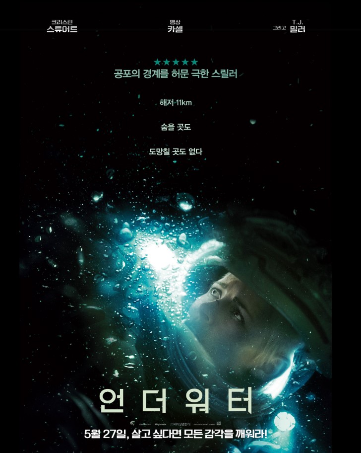 [영화] 언더워터 2020 / 살고 싶다면 모든 감각을 깨워라!