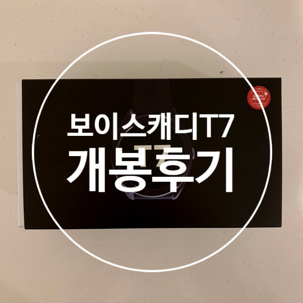 보이스캐디 T7 사용법(feat. 개봉후기)