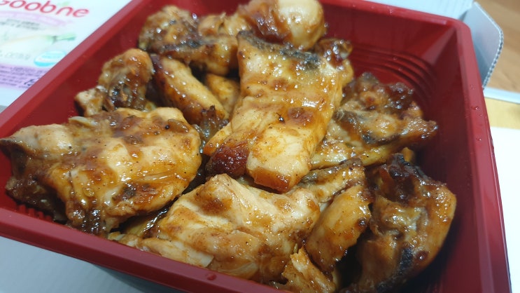  굽네치킨 갈비천왕 리얼 후기.
