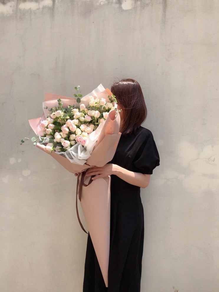  맨스필드 장미로 준비한 대형꽃다발 / 의정부꽃집 플레리가든