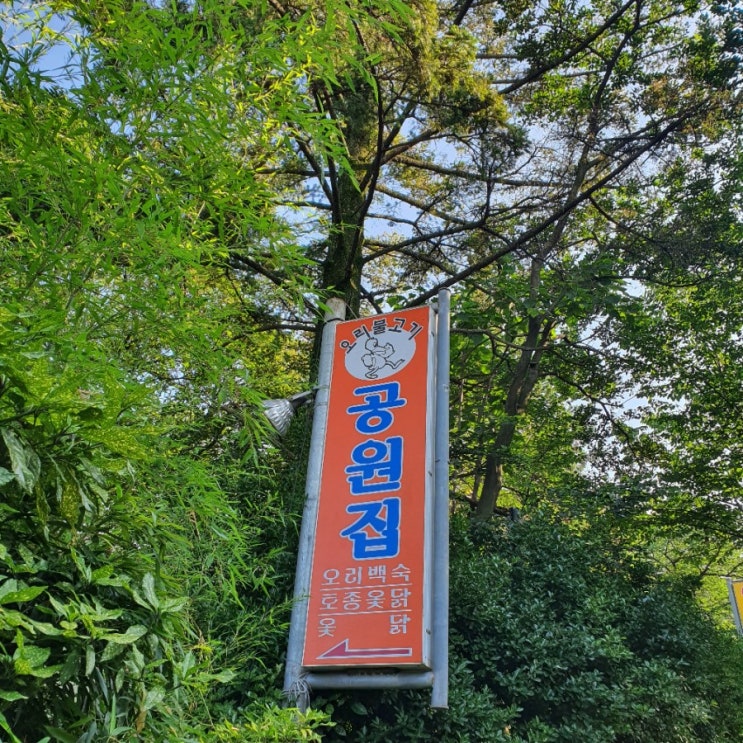  부산 계곡이 흐르는 오리고기맛집 공원집