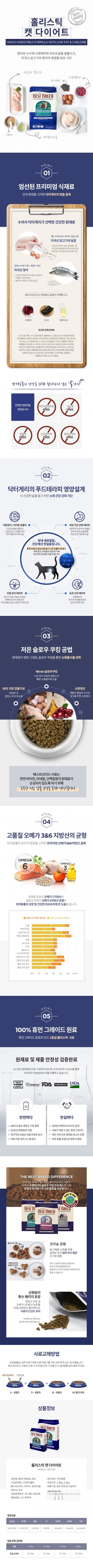  [베스트브리드]고양이다이어트사료