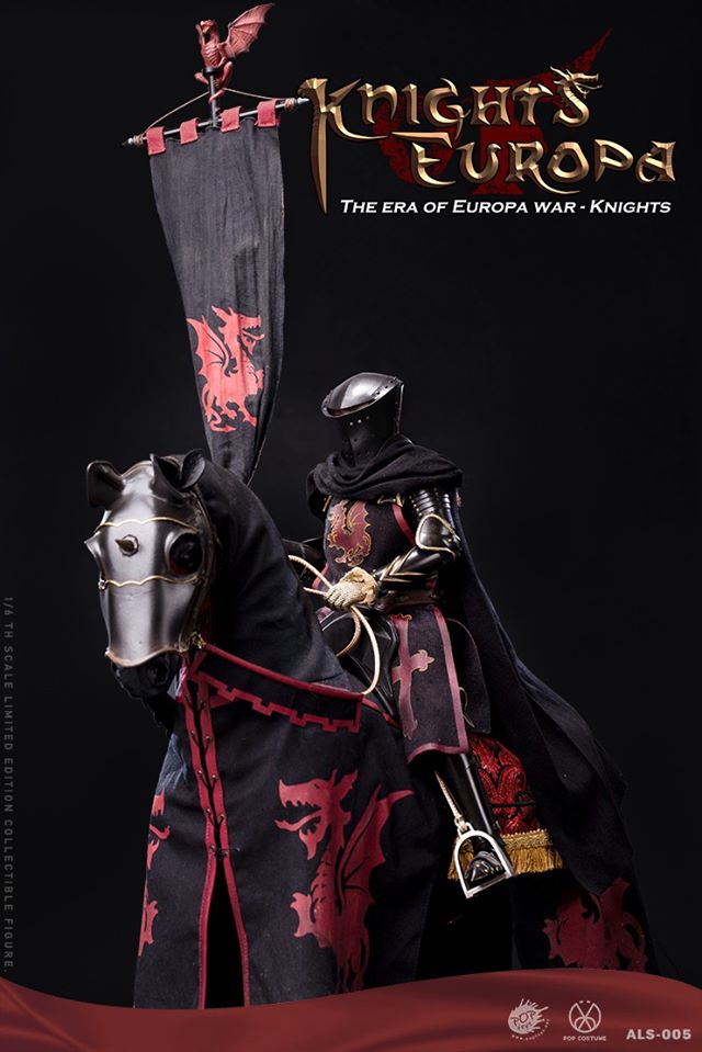 [출시 소식] 『POPTOYS』 1/6 Armor Legend Series 'The Era of Europa War' - Silver & Black Armor Horse 출시 소식