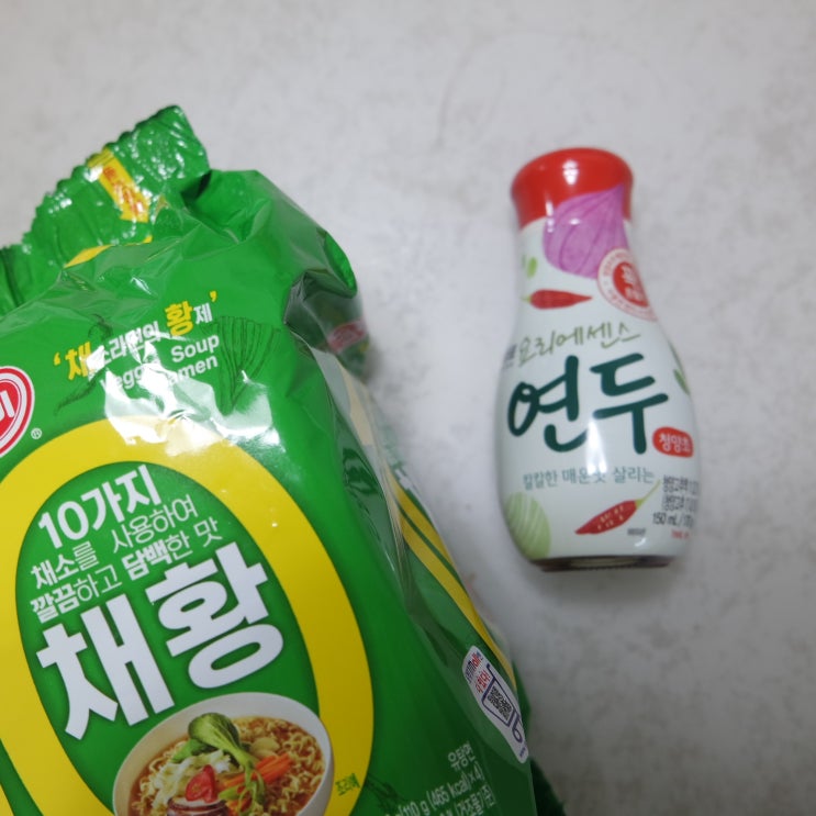  비건라면 추천 오뚜기 채황+연두 채연라면 :-)