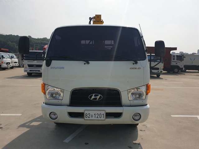  수산323 마이티2.5톤 카고크레인 멋찌다~!