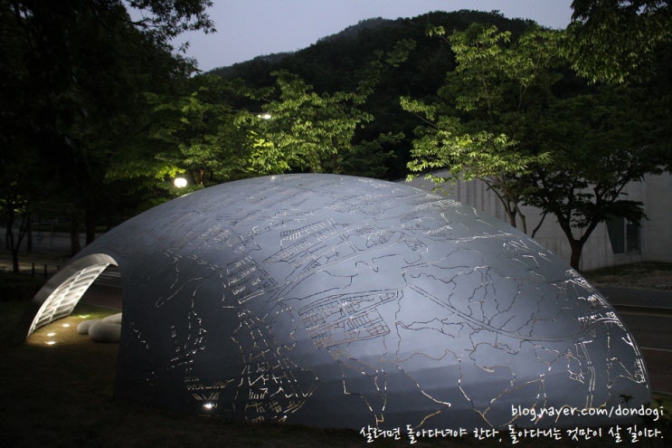  안양 APAP 작품들, 안양예술공원 6 - 야경, 그리고 안양일번가에도 있는 APAP의 자취들