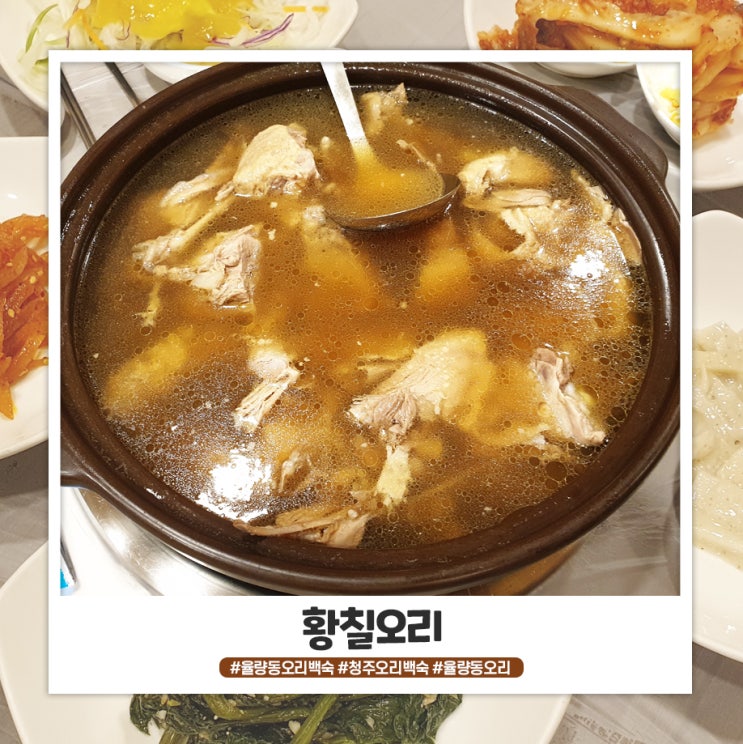 청주 율량동 오리백숙 황칠오리 어른들 모시고 가기 좋아요 청주 율량동 오리백숙 황칠오리 어른들 모시고 가기 좋아요