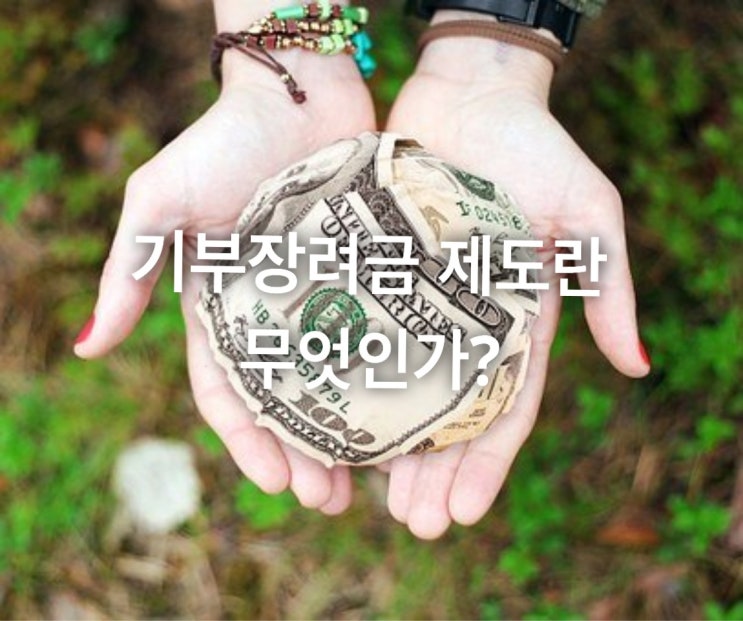  기부장려금 제도란 무엇인가?
