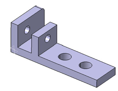  카티아 파트디자인 패드 포켓 예제 11 (CATIA V5 Part Design Pad, Pocket, FIllets, Exercise 11)