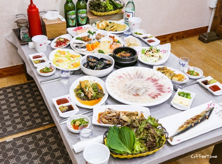  수준 높았던 포항 횟집