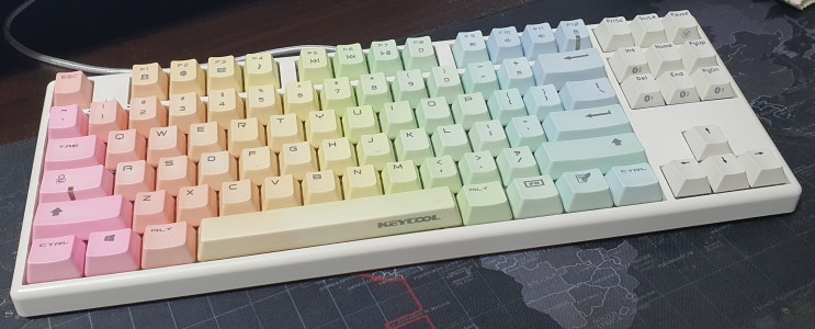  GK893b 키캡 변경