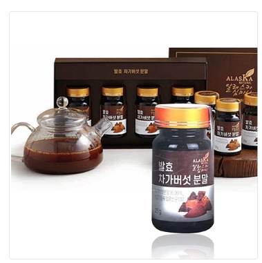  알래스카 심마니 발효차가버섯 분말 모음전