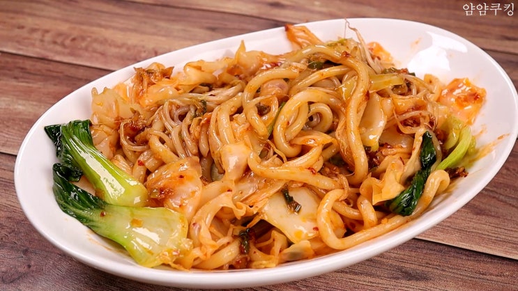  마라볶음우동 만들기 :: 라조장 요리