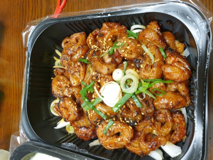  김천혁신도시 율곡동 여배우닭발 양념막창 보통맛 계란찜 간단후기