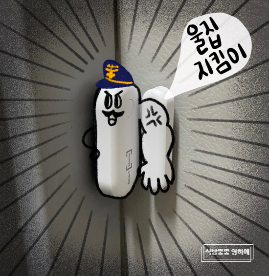  [자취 필수템] 혼자 살면 무조건 '문열림센서' 설치하세요!! 불안걱정 끝!!