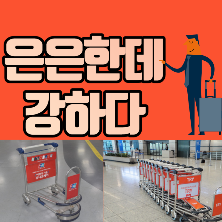  공항 카트 광고 인천 김포 제주 총정리