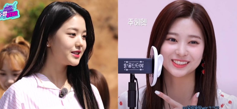 아이즈원 장원영 조유리 김민주 실제 키