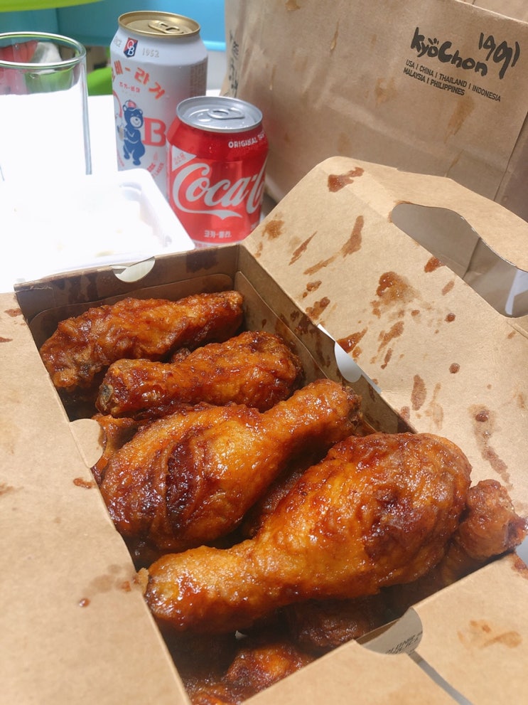 오늘밤은 치맥~ 교촌 레드콤보