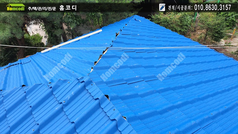 [함석시공] 강서구 방화동 주택 함석지붕개량 : 네이버 블로그