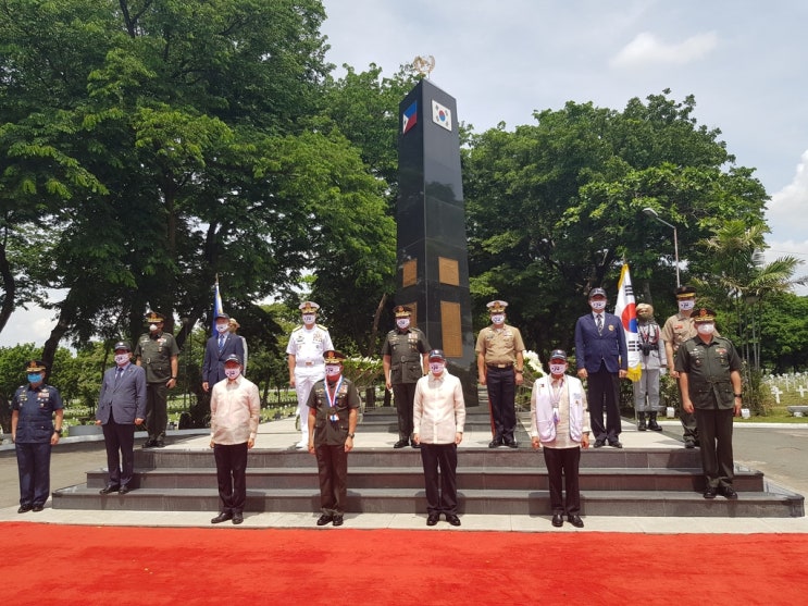  필리핀 6·25전쟁 70주년 추모행사에 합참의장 참석
