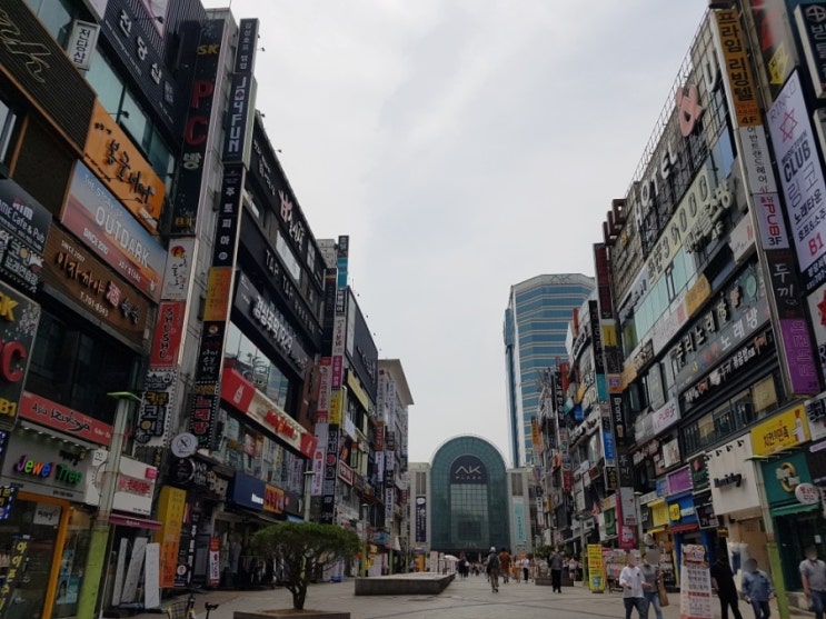  서현역 1번출구 걸어보기