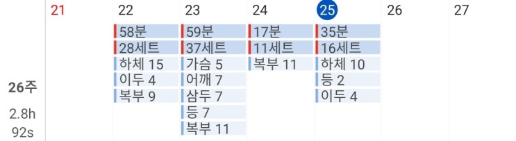  [헬스 12일차] 목요일은 하체 후면 및 허리인데, 늦잠 자버린 탓에..