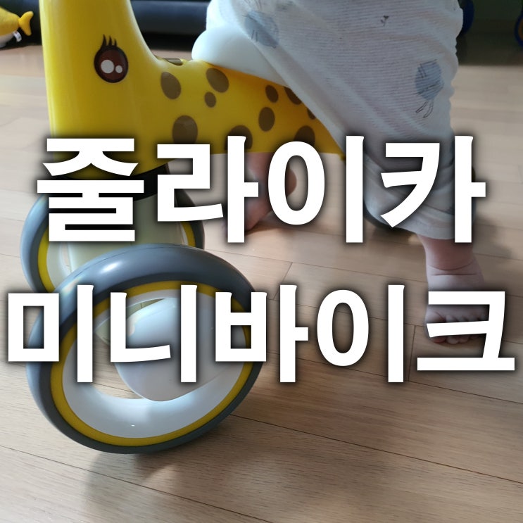  줄라이카 미니바이크 유아 붕붕카 아기 돌 선물로 받았어요
