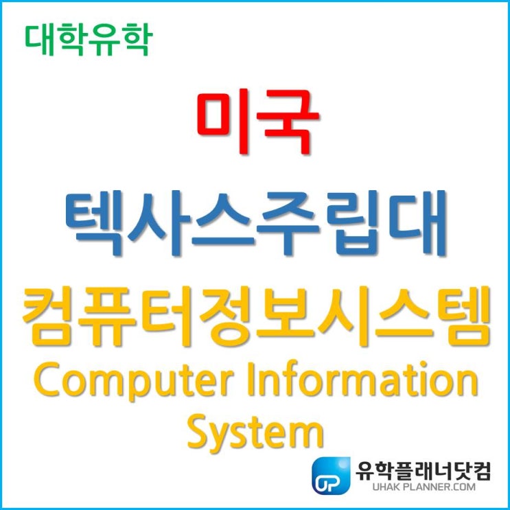  [미국 유학] 이제는 컴퓨터 관련 전공이 대세, 텍사스주립대 컴퓨터 정보 시스템 Computer Information System!