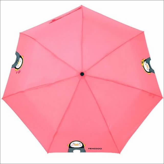  펭수 자동 우산 - 3단 완전 자동 우산 JUPSU70003