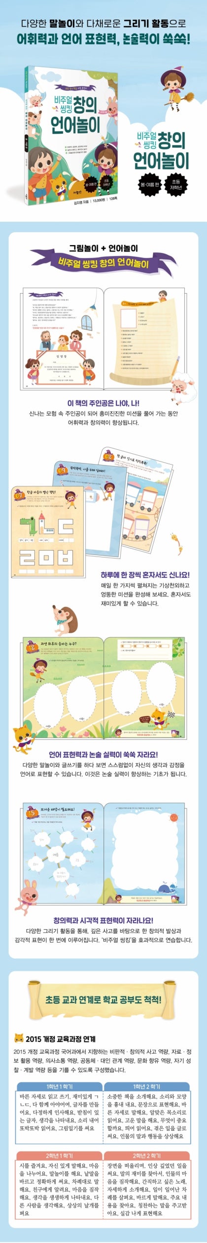 책소개\u003e 비주얼 씽킹 창의 언어놀이 봄.여름 편 - 초등 국어 학습 개념 총망라 : 네이버 블로그, image size:420x2515