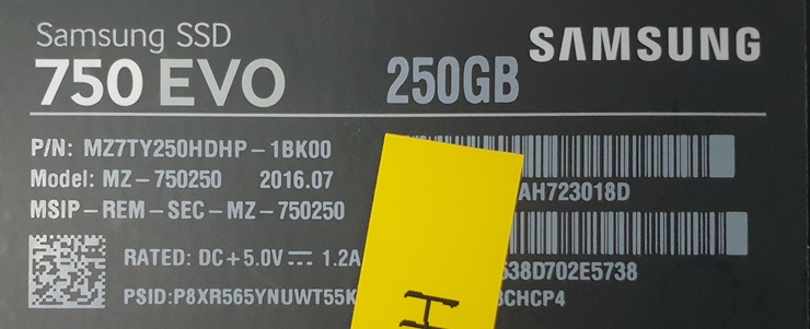 750EVO SSD 데이터복구