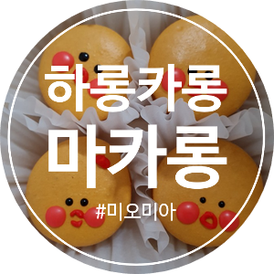  [하롱카롱] 똥손도 할 수 있는 청주 가경동 마카롱 원데이 클래스 (캐릭터 마카롱 만들기)
