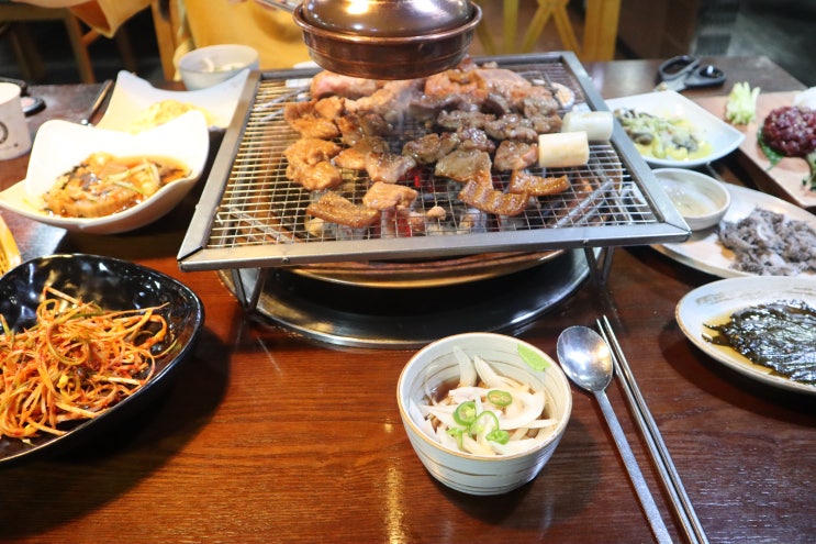  인천서구청맛집 태백산 서구점 고기가 두툼해