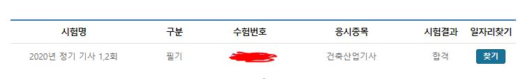  2020 정기 기사 1,2차 합격자 발표 및 산업기사 실기시험일정