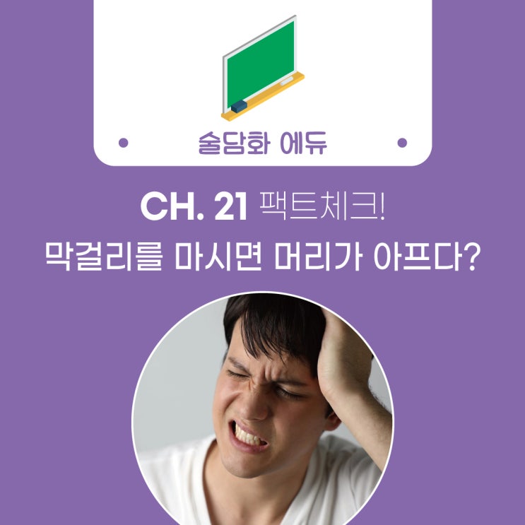  [술담화] CH. 21 팩트체크! 막걸리를 마시면 머리가 아프다?