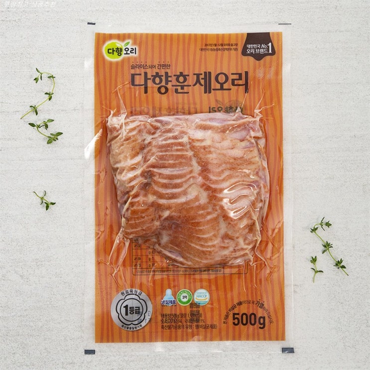  쇼핑 세일정보 다향오리 1등급 훈제오리 슬라이스 리뷰와 구매