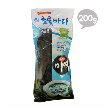  완도산 산모용 초록바다 미역 200g (국내산100%)