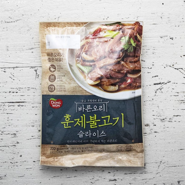  06월 추천제품 동원 바른오리 훈제불고기 슬라이스 한번 보실래요?