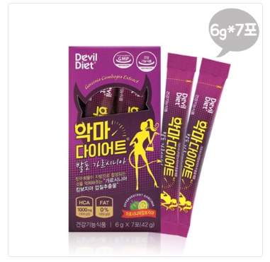 악마다이어트 발포 가르시니아 6gX7포 악마다이어트 발포 가르시니아 6gX7포