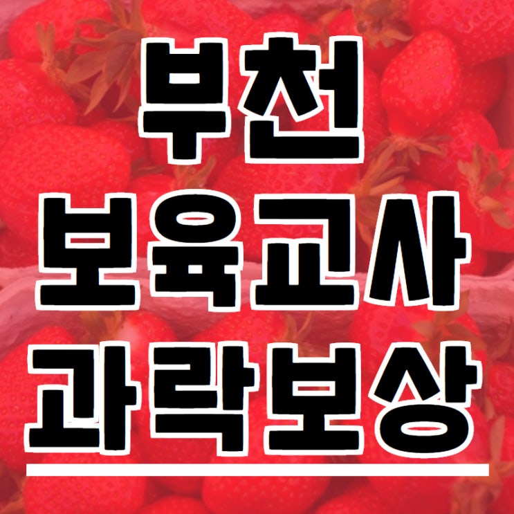 <b>부천 어린이집 교사</b> 자격, 과락보상제도로 안전하게 따자